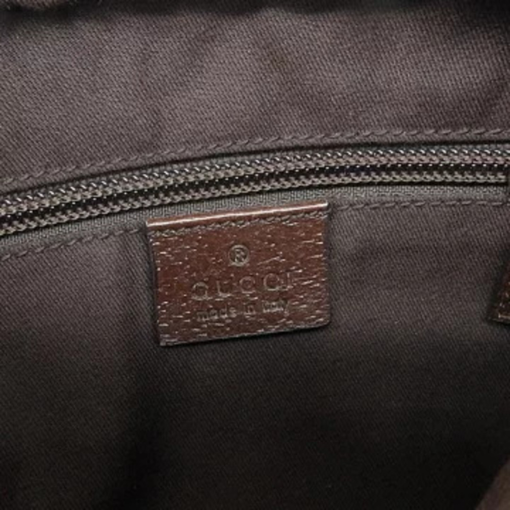 Gucci Crossbody Brown GG Shoulder Canvas Bag - Picture 8 of 8